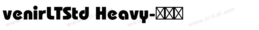 venirLTStd Heavy字体转换